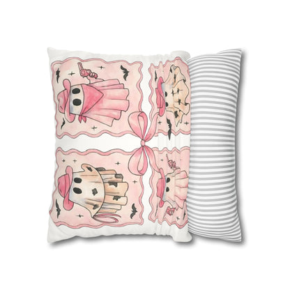 Cowboy Ghost Pillowcase - Cozy Halloween Decor and Cute Home Accent for Ghost Lovers - VYBE Shop
