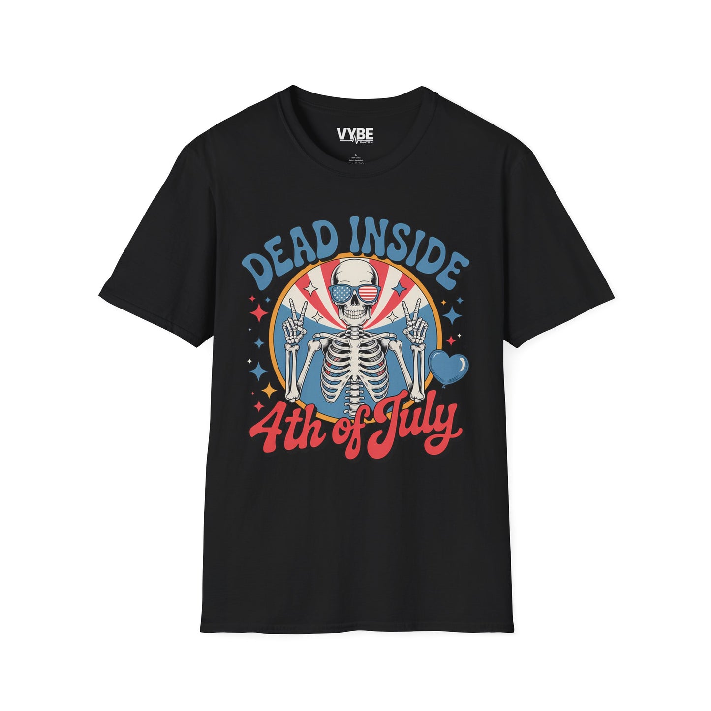 Dead Inside 4th of July T-Shirt - VYBE