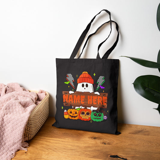 Custom Trick Or Treat Bag | Customizable Eco-Friendly Canvas Tote for Spooky Fun - VYBE Shop