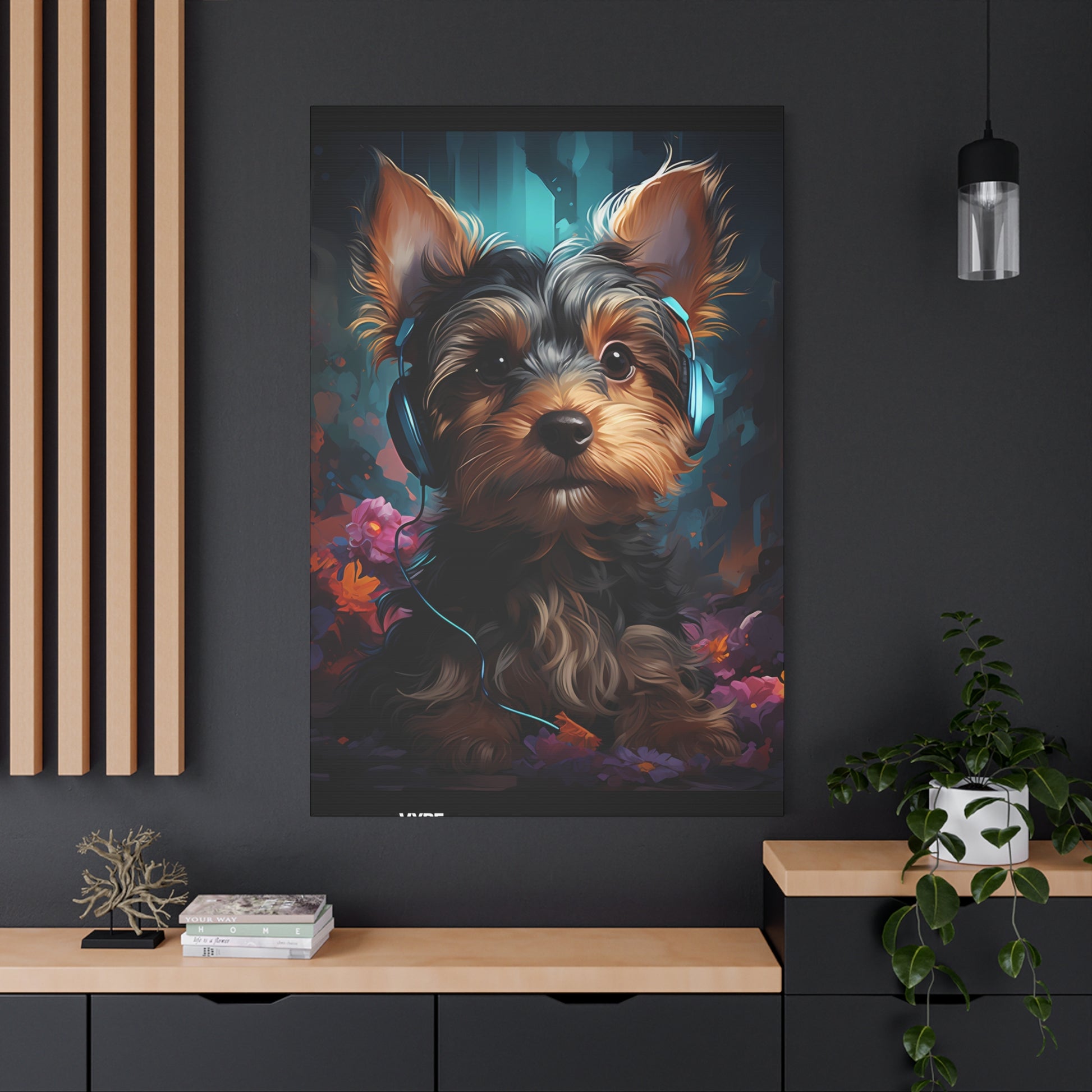 Yorkshire Terrier Wall Art Canvas Print - Perfect Gift for Pet Lovers - VYBE Shop