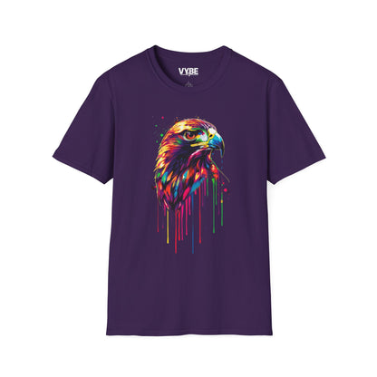 Colorful Eagle Graphic T-Shirt - VYBE Shop