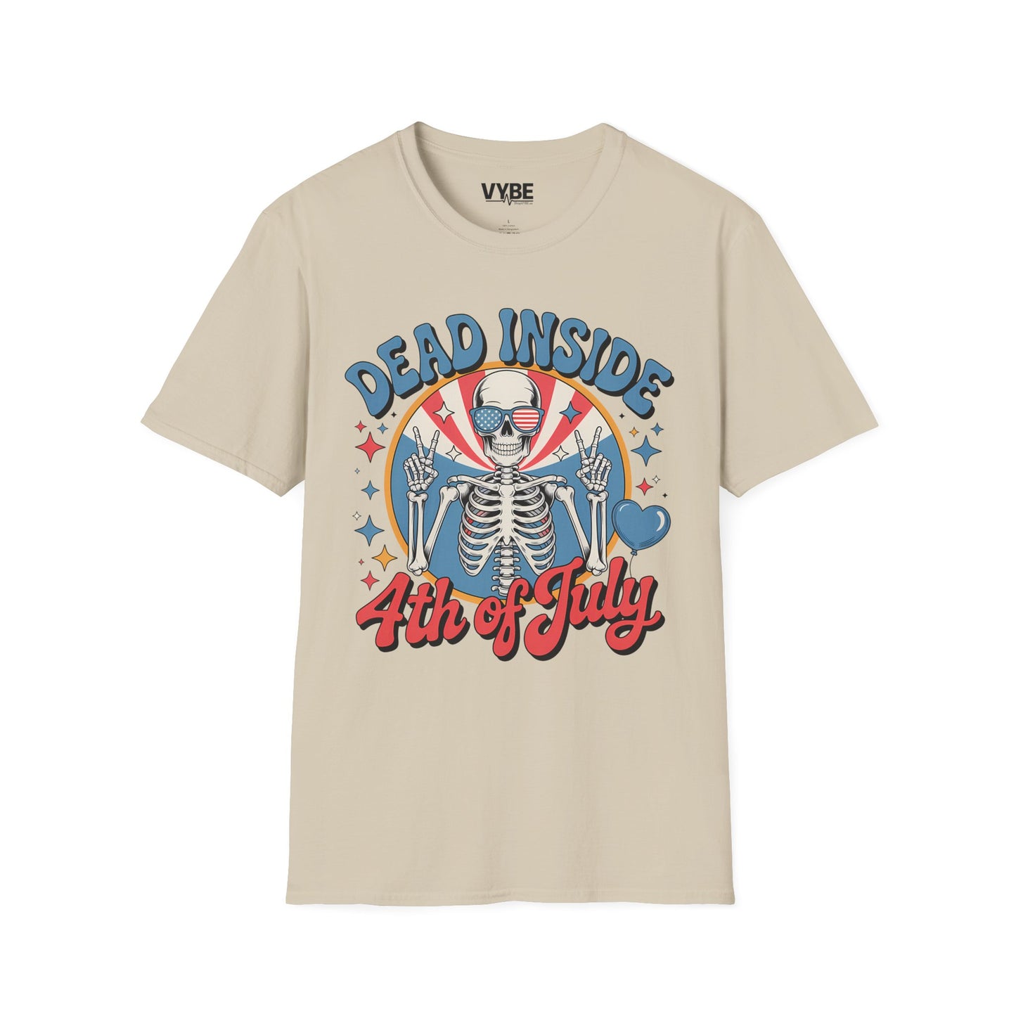 Dead Inside 4th of July T-Shirt - VYBE