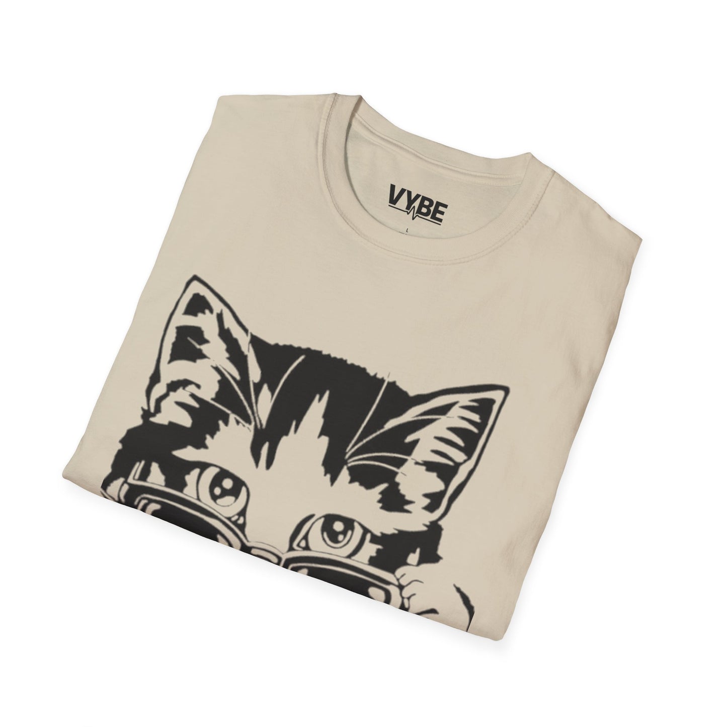 Cute- Cool Cat Sunglasses T-Shirt, Cute Kitty Tee, Gift For Feline Lovers - VYBE Shop