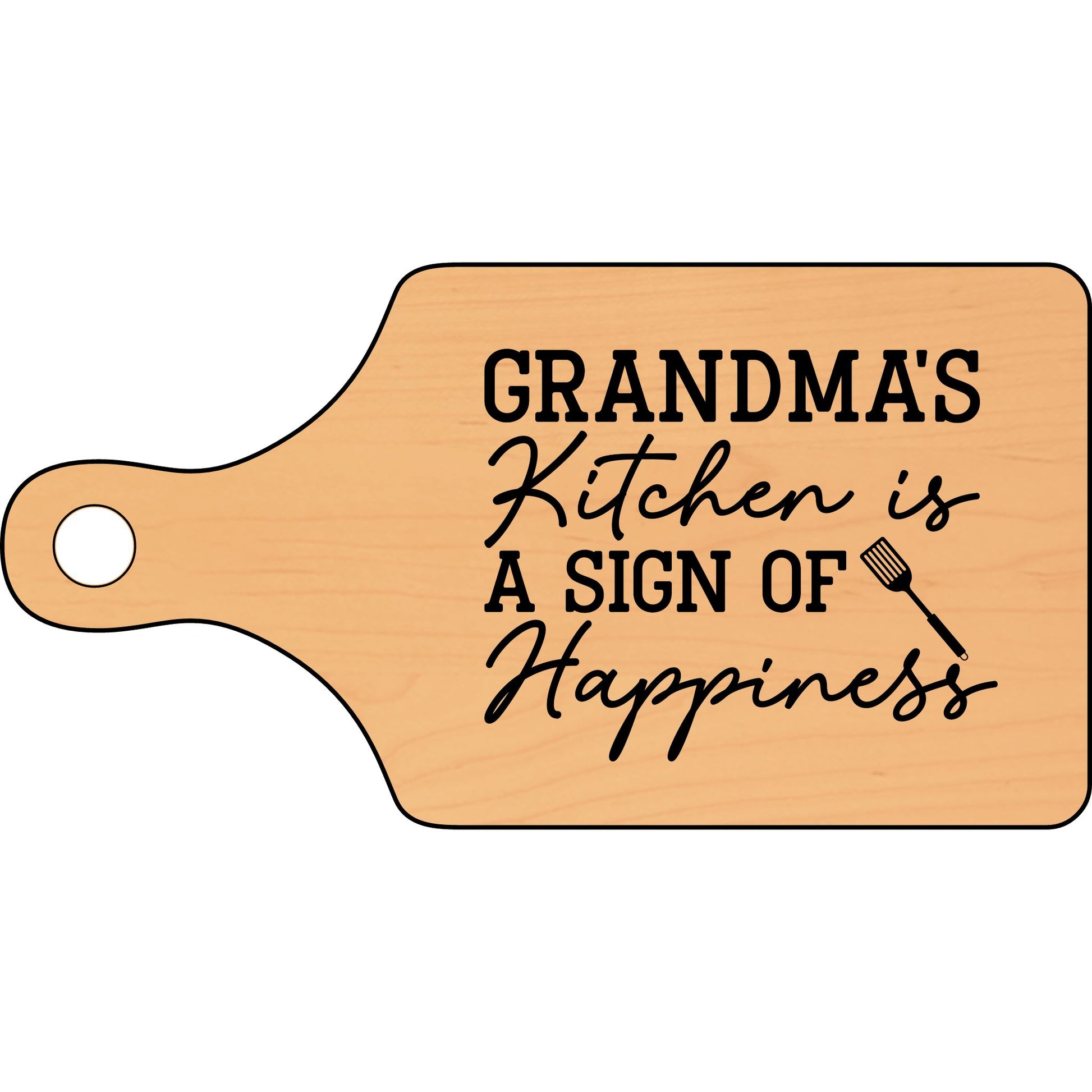 Grandma's Kitchen Cutting Board - Engraved Chef Gift & Unique Kitchen Decor - VYBE Shop