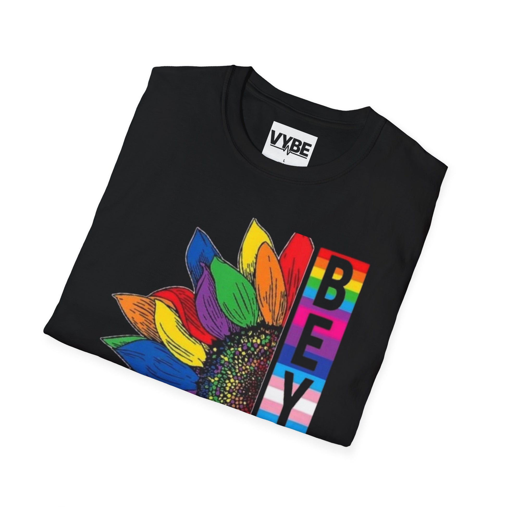 LGBTQ Colorful Sunflower Pride Be You T-Shirt - VYBE Shop