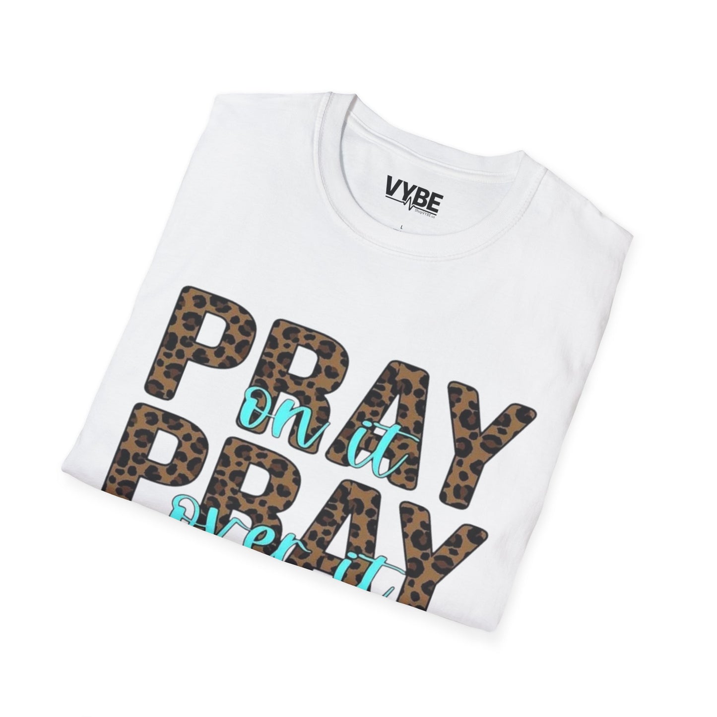 Pray Leopard Print T-Shirt - VYBE