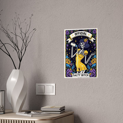 Salty Bitch Tarot Poster for Unique Home Decor - VYBE Shop