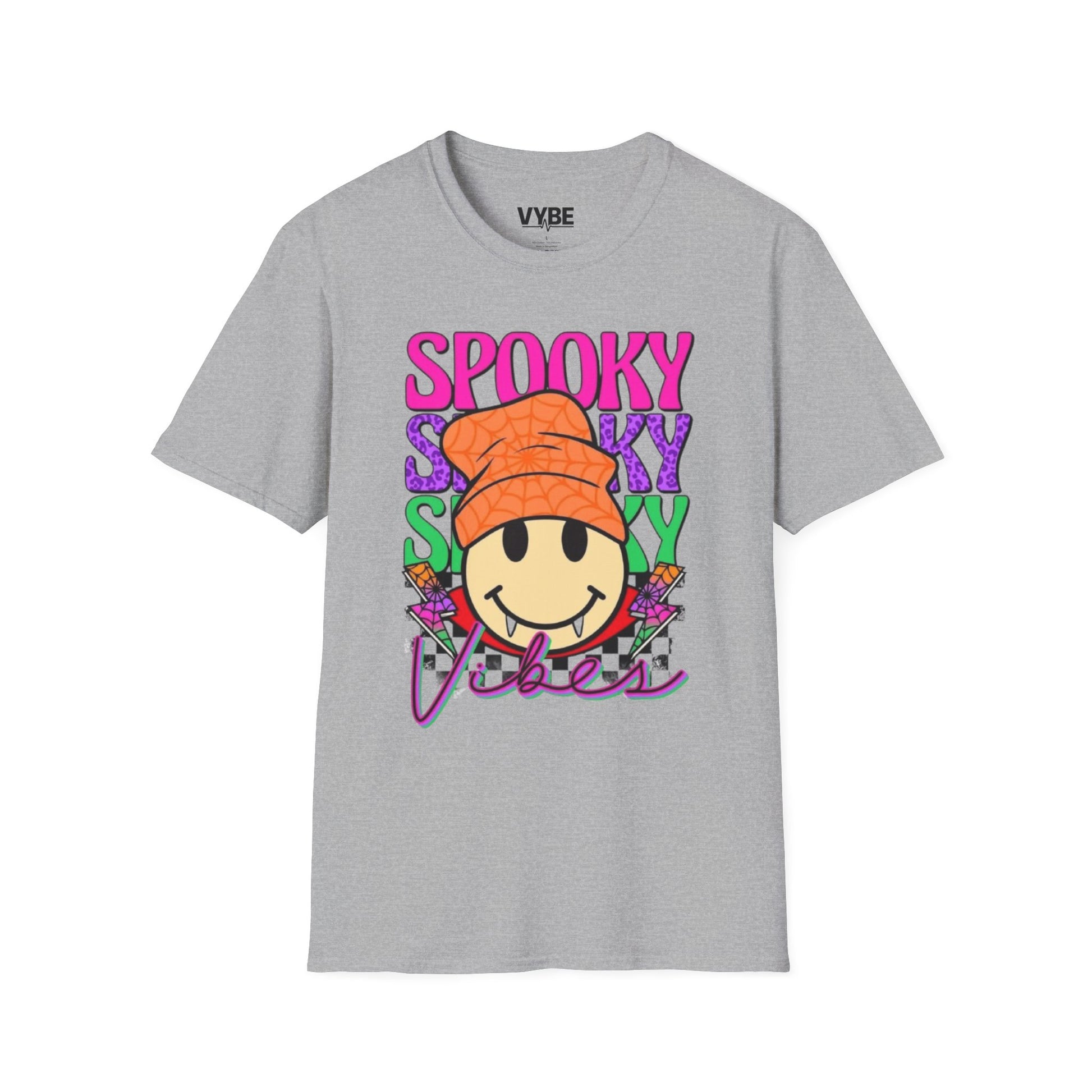 Halloween- Spooky Vibes T-Shirt, Colorful Halloween Shirt, Cute Gift - VYBE Shop