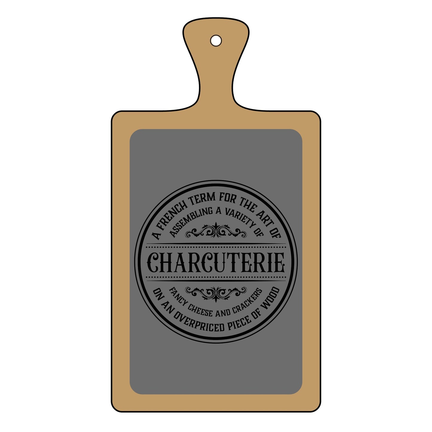 Charcuterie Board Engraving - Personalized Wooden Serving Board - VYBE Shop