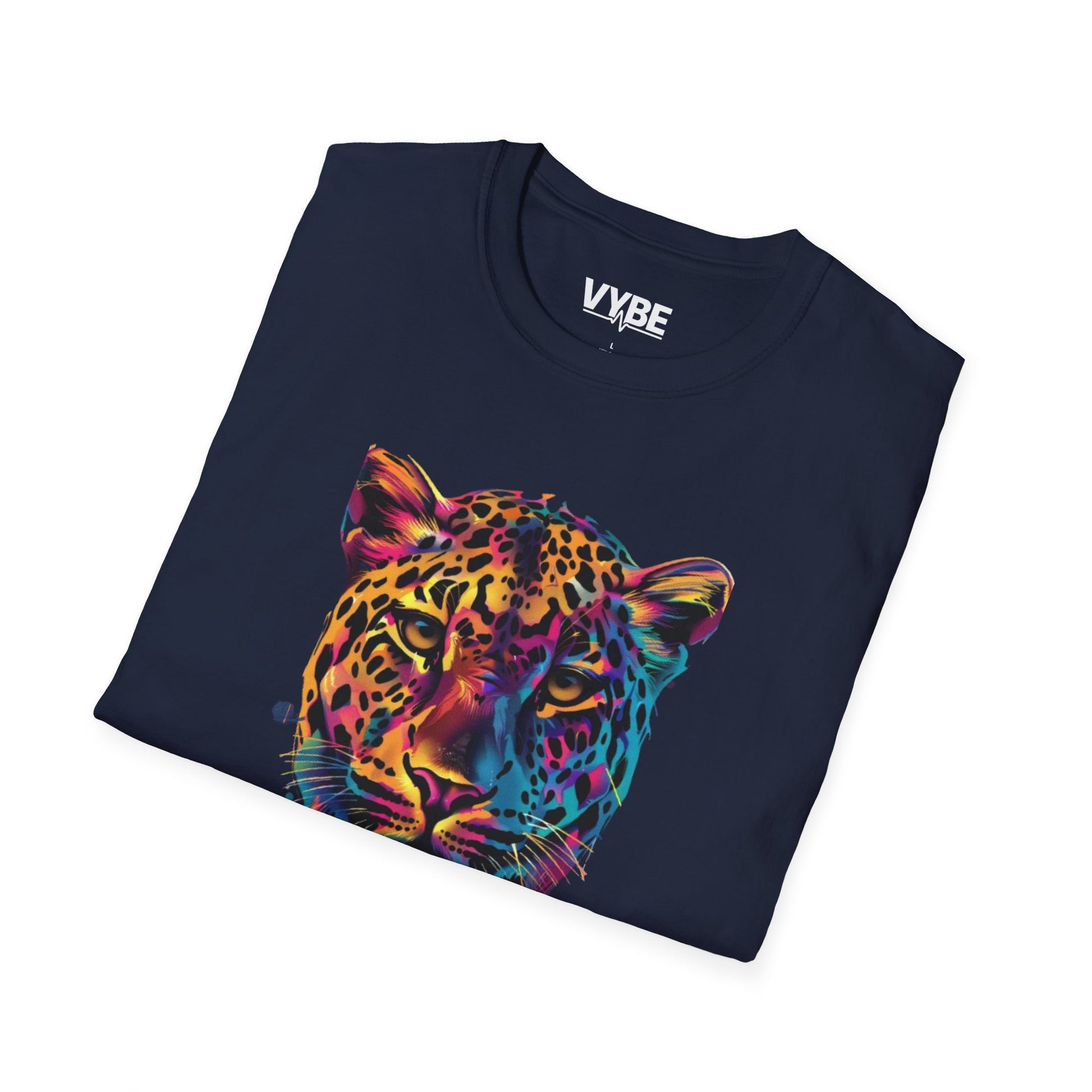 Neon- Leopard Graphic T-Shirt - VYBE Shop