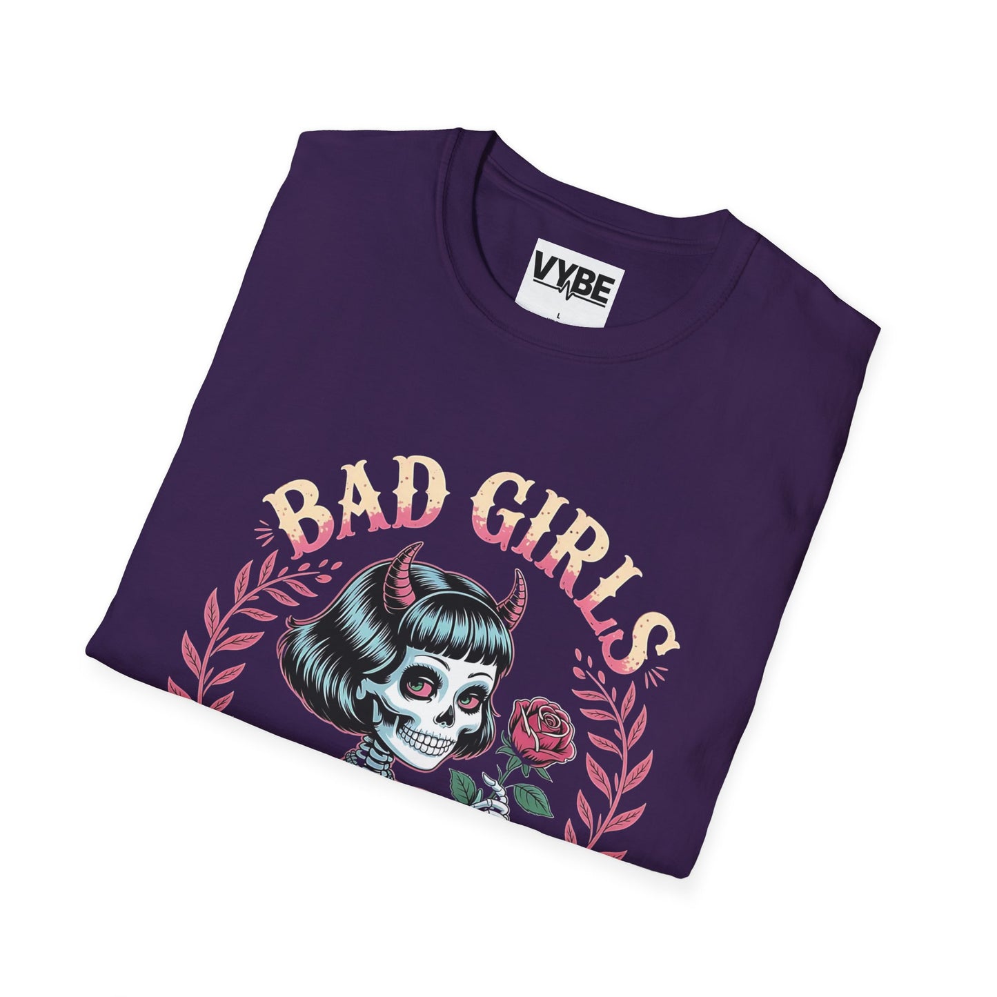 Edgy- Bad Girls Social Club T-Shirt, Unisex Graphic Tee, Alternative Fashion, Halloween Outfits, Gift for Rebels - VYBE Shop