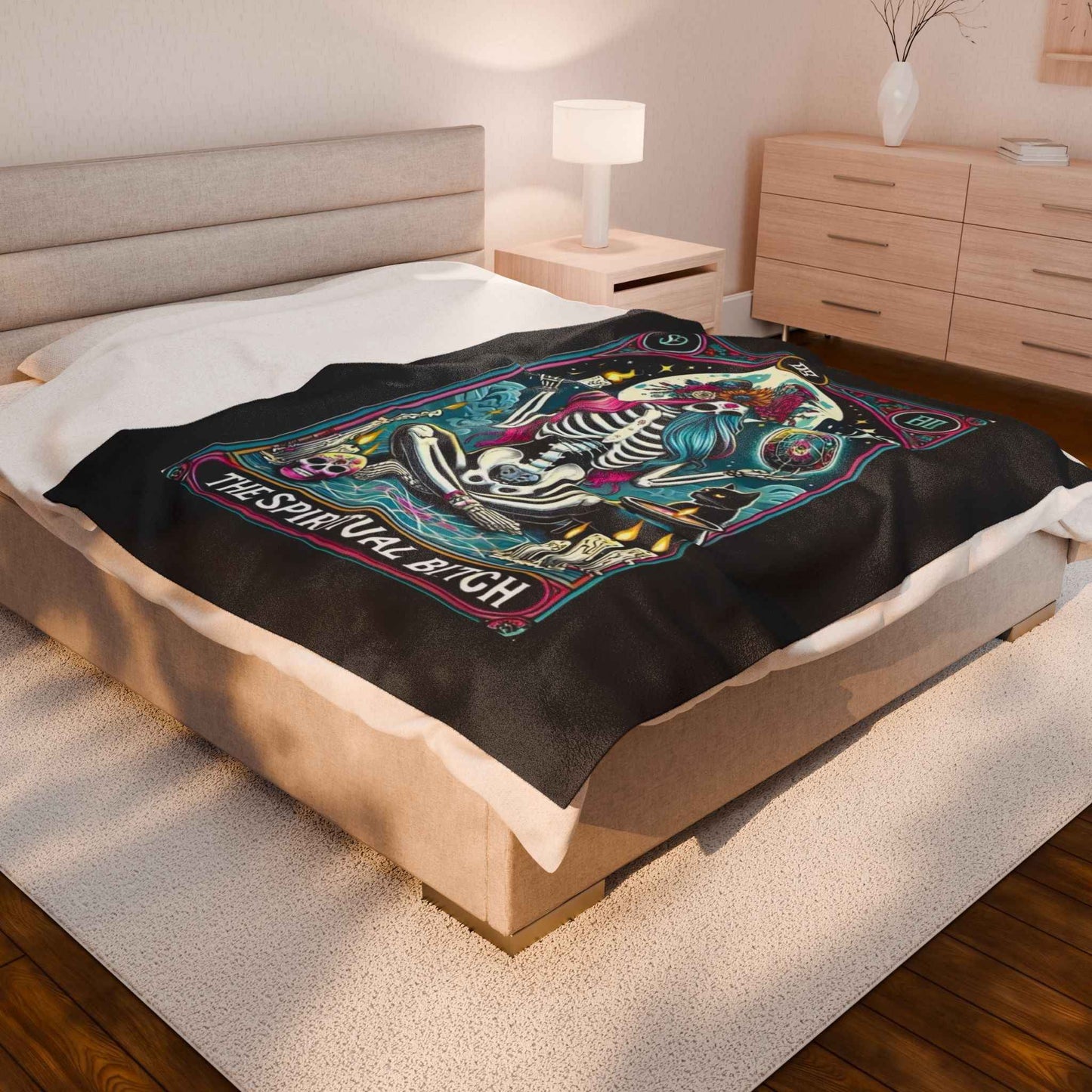 Tarot Spiritual Plush Blanket