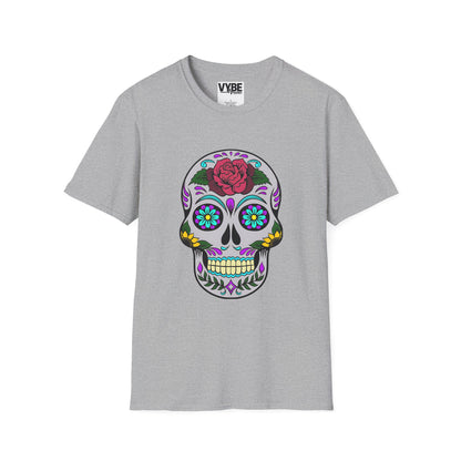Colorful Skull Tee - Vibrant Graphic T-Shirt for Bold Style - VYBE Shop