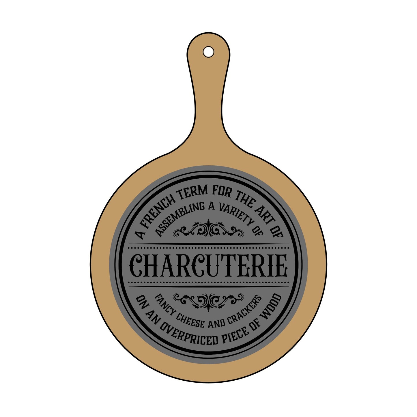 Charcuterie Board Engraving - Personalized Wooden Serving Board - VYBE Shop