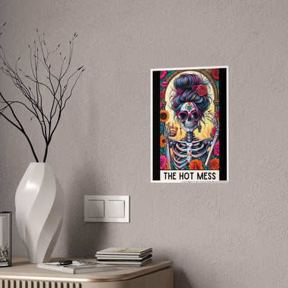 Hot Mess Wall Poster - Tarot Inspired Art for Unique Home Decor - VYBE Shop
