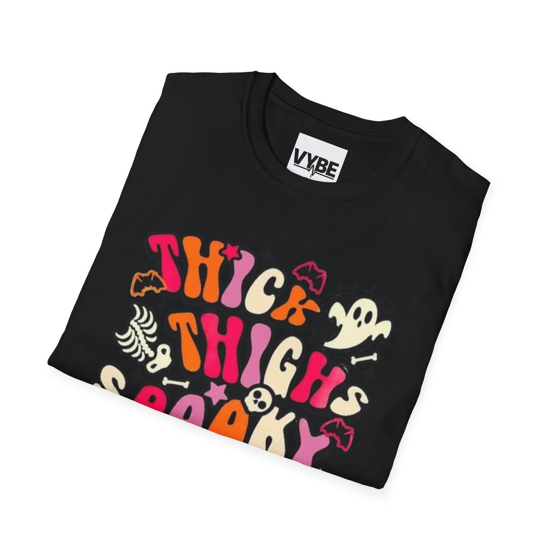 Halloween- Spooky Vibes T-Shirt, Cute Colorful Halloween Tee - VYBE Shop