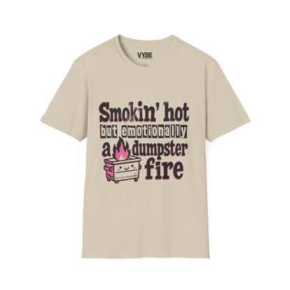 Funny Smokin Hot Dumpster Fire T-Shirt