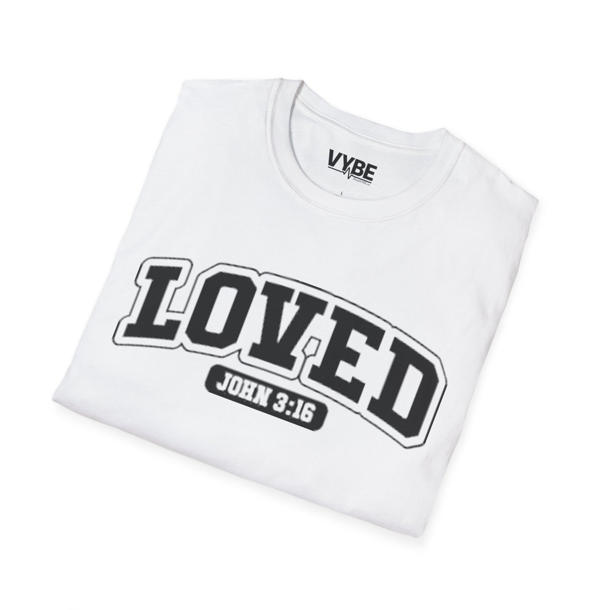 Loved John 3:16 Unisex Softstyle T-Shirt - VYBE