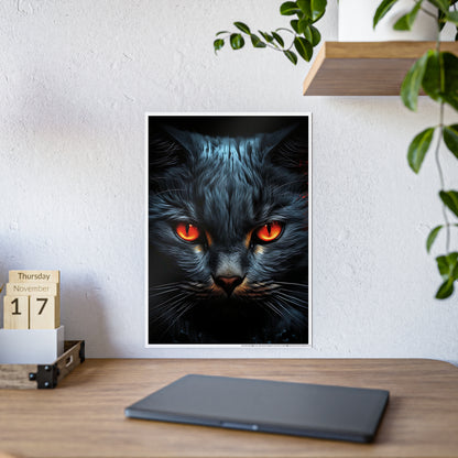 Cat Mystical Cat Poster - Unique Wall Art for Home Decor and Halloween Decoration, Perfect for Cat Lovers - VYBE Shop