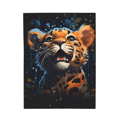 Cozy Wildlife Plush Blanket