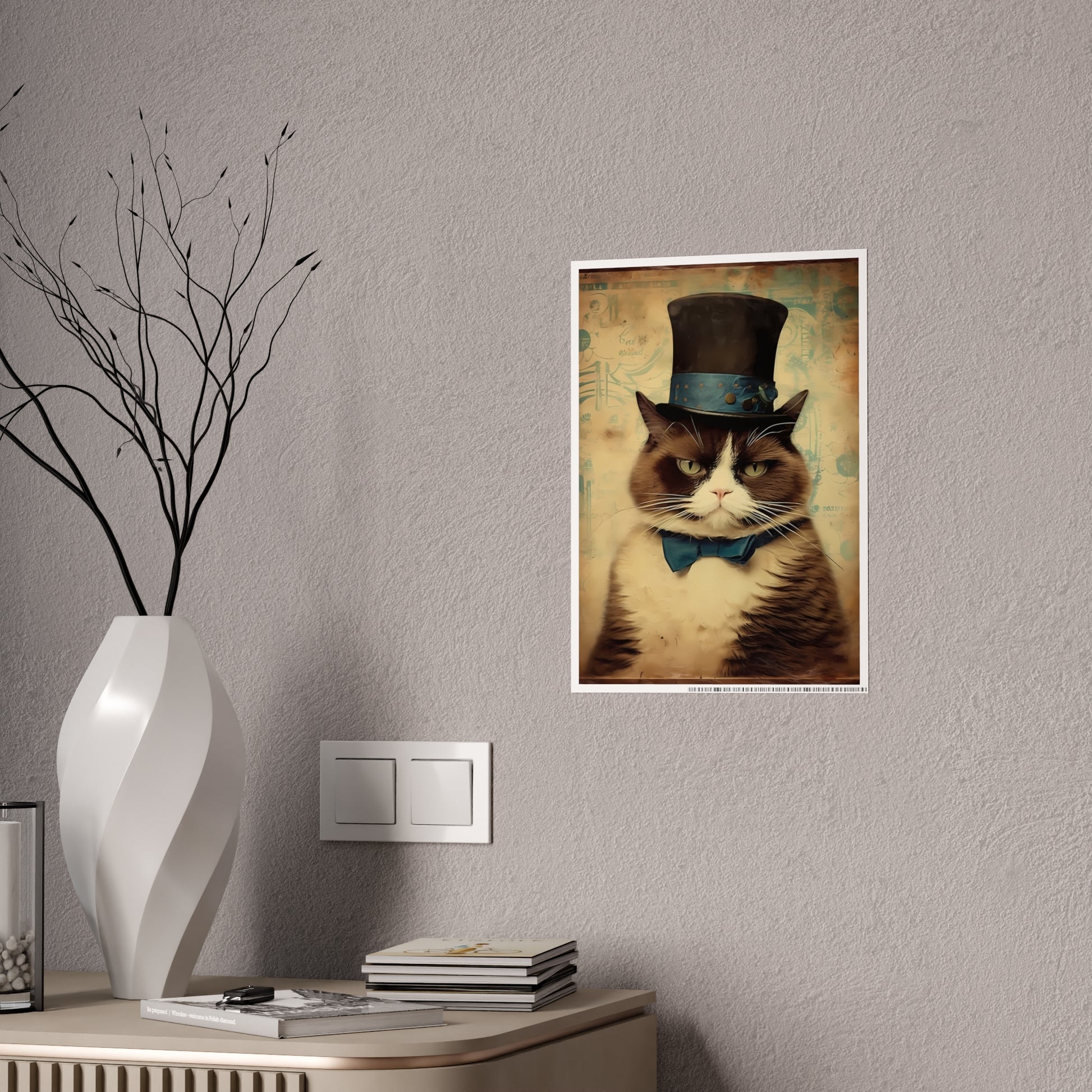Cute Grumpy Cat Poster - VYBE Shop