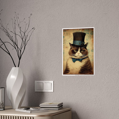 Cute Grumpy Cat Poster - VYBE Shop