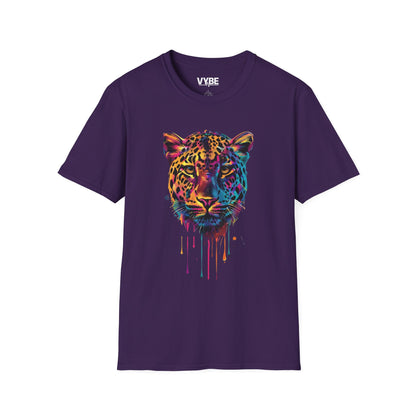 Neon- Leopard Graphic T-Shirt - VYBE Shop