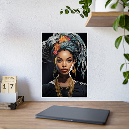 AfroArt Wall Art Poster - Bohemian Vibe Glossy Home Decor - VYBE Shop