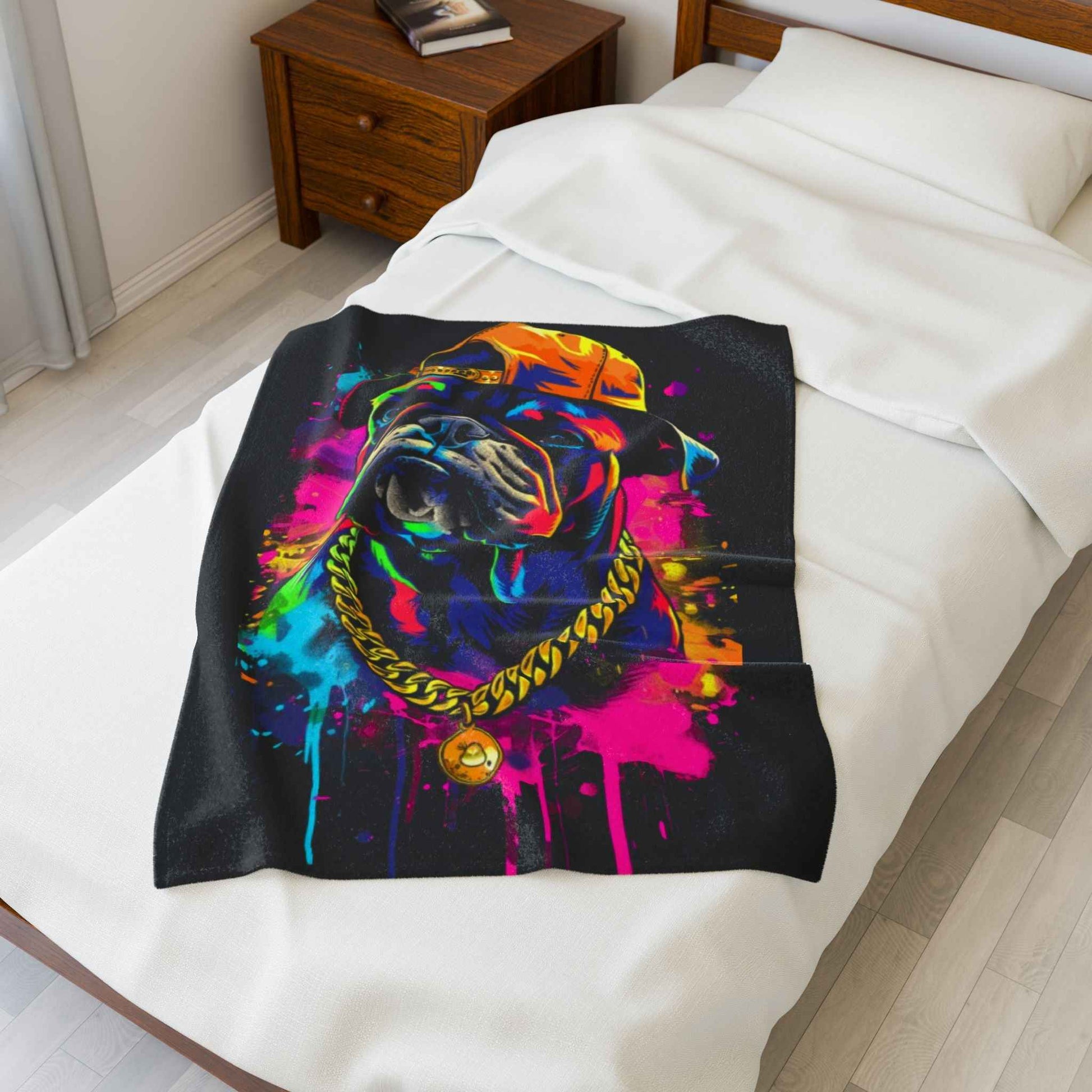 Colorful Dog Plush Blanket