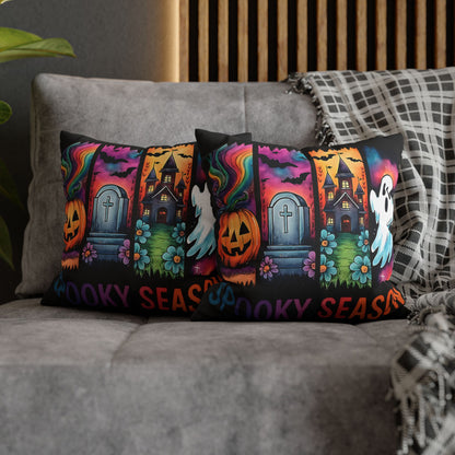 Halloween Pillowcase for Spooky Season - Cozy Fall Decor, Ghost & Pumpkin Designs for Halloween Parties and Gifts - VYBE Shop