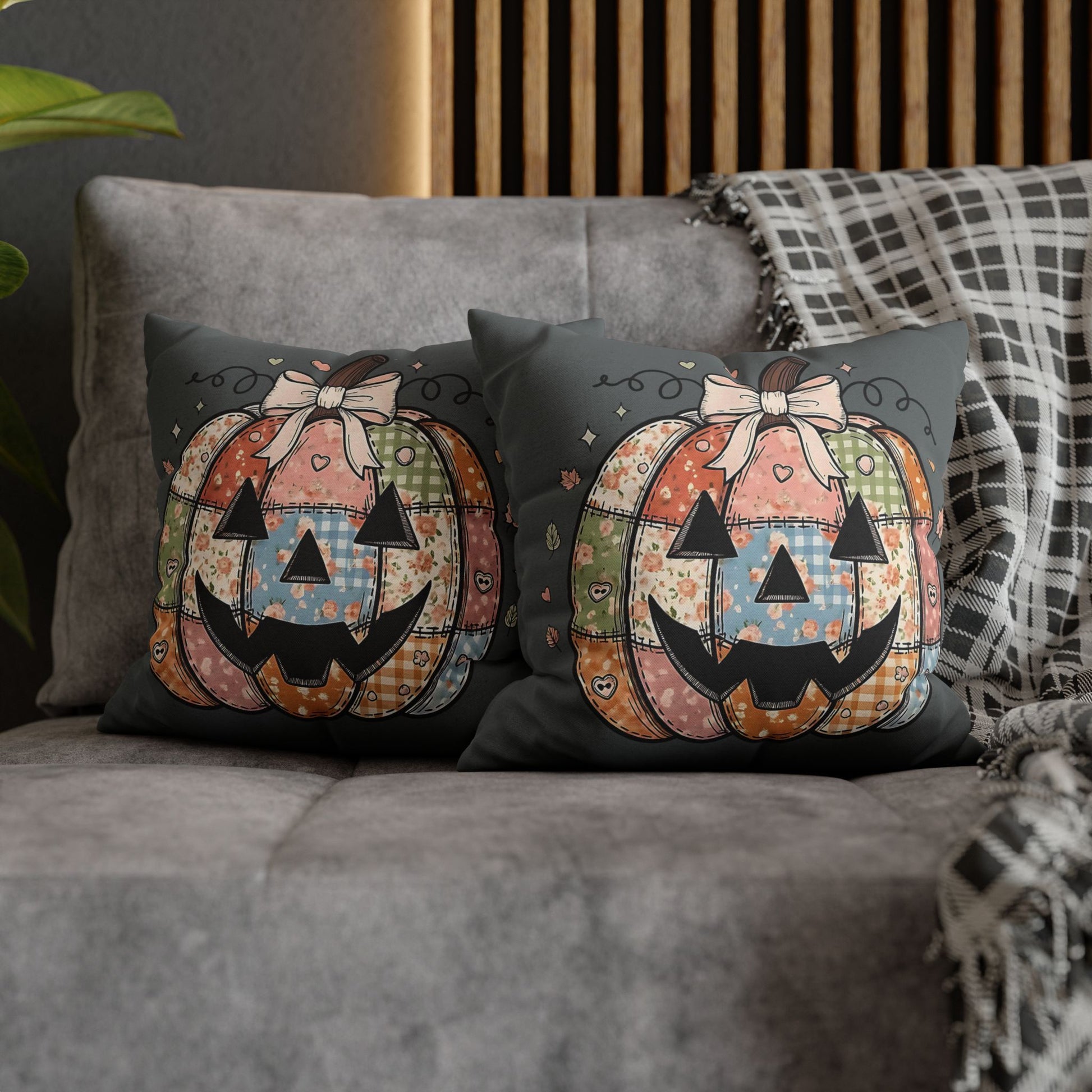 Cute Pumpkin Halloween Pillowcase for Cozy Fall Decor and Seasonal Home Accent - VYBE Shop