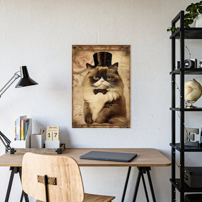 Elegant Cat Wall Art Poster, Gift for Cat Lovers - VYBE Shop