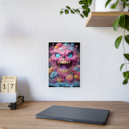 Colorful Kawaii Monster Art Poster - VYBE Shop