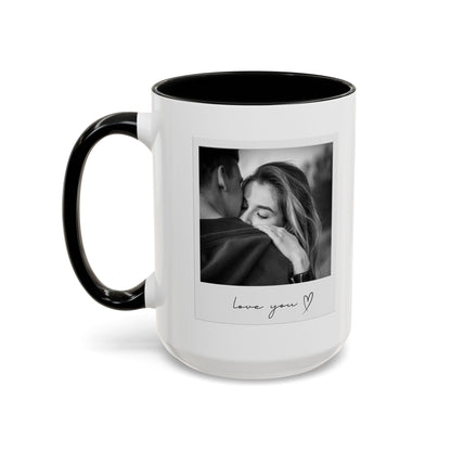 Love You Coffee Mug – Customized Romantic Gift for Couples, Engagement Present, Valentine's Day - VYBE Shop