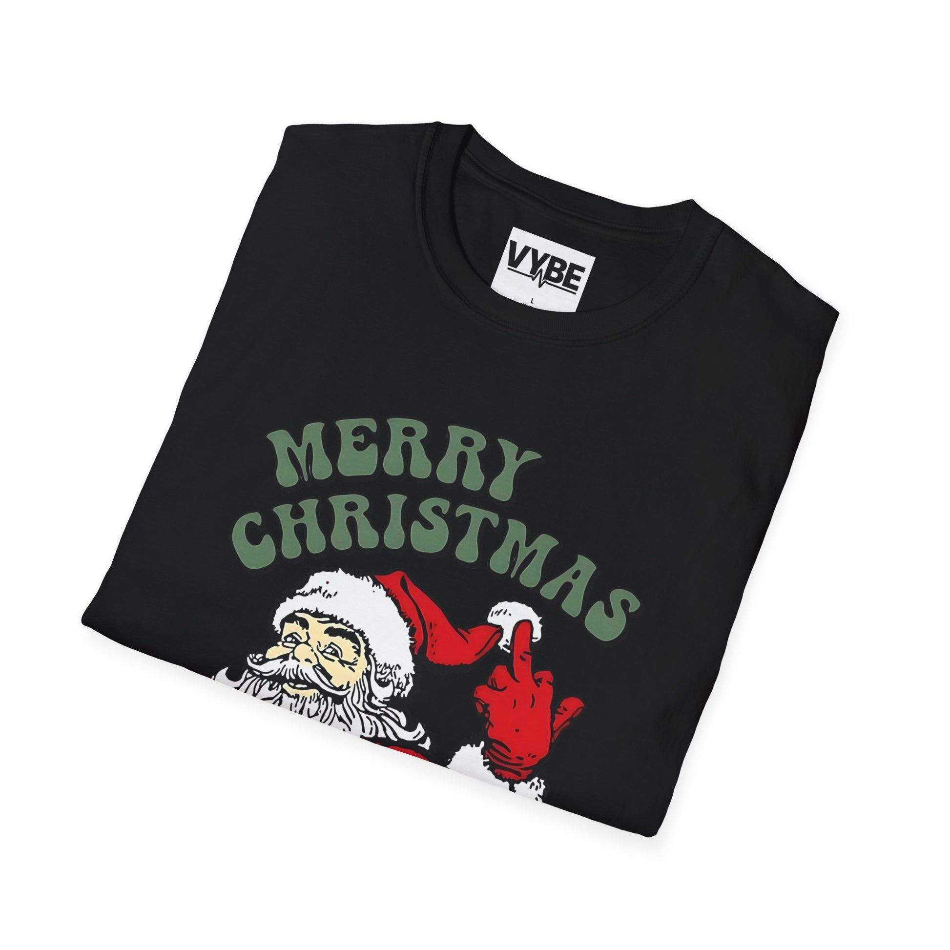 Christmas- Funny T-Shirt, Merry Christmas A**holes Graphic Tee, Holiday Humor Shirt, Gift for Him/Her - VYBE Shop