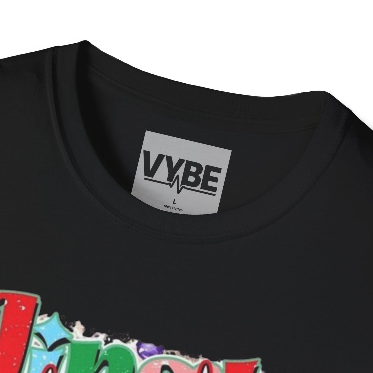 Christmas- Festive Rockin' Unisex T-Shirt Cute Edgy Skeleton Christmas Gift - VYBE Shop