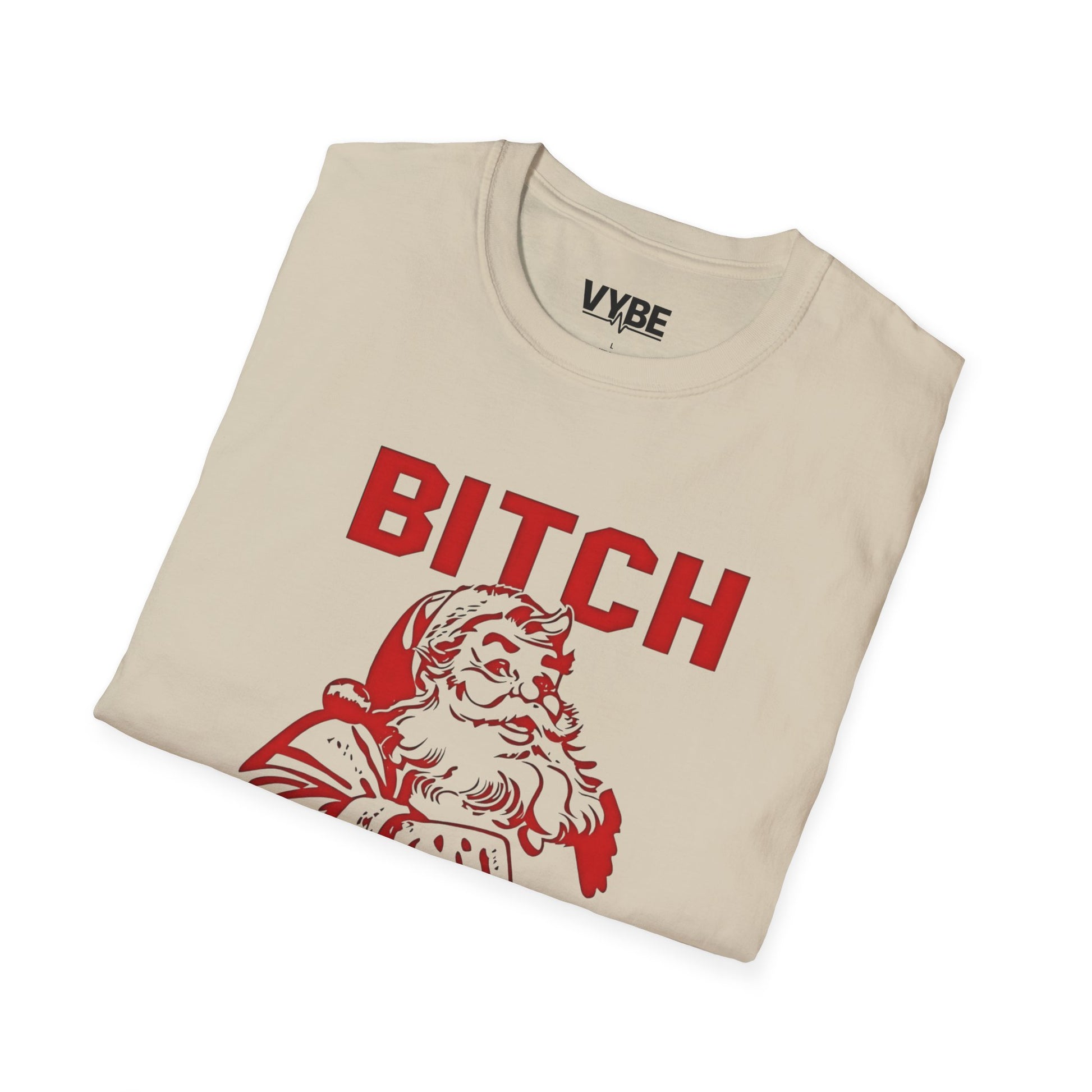 Christmas- Santa Vulgar Cookie Demand Unisex T-Shirt, Funny Christmas Apparel, Festive Humor Shirt - VYBE Shop