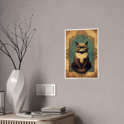 Cute Cat Art Print- Gift for Cat Lovers - VYBE Shop