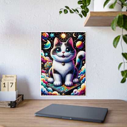 Cosmic Cat Posters - Colorful Wall Art for a Whimsical Home - VYBE Shop