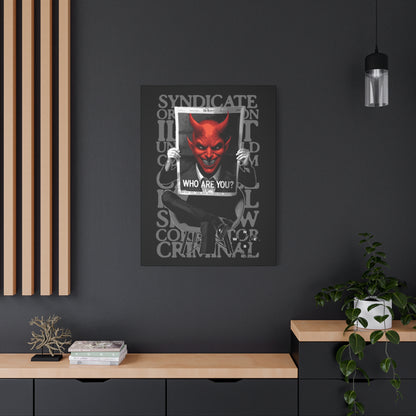 Devilish Canvas Art Print, Wall Decor, Contemporary Art, Gift for Horror Fans, Unique Home Decoration - VYBE Shop