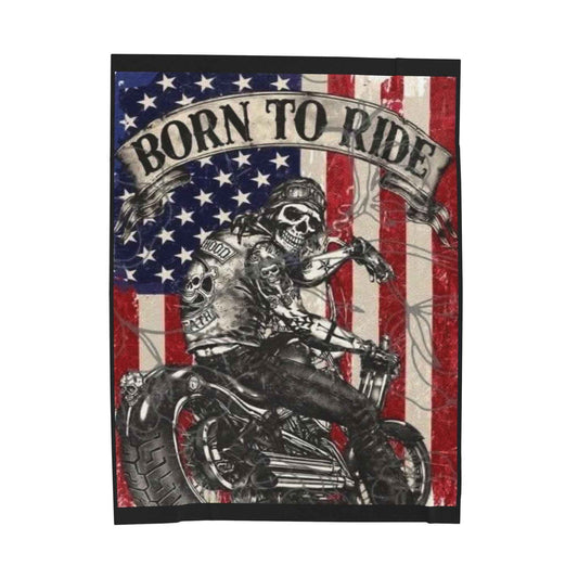 Biker Plush Blanket