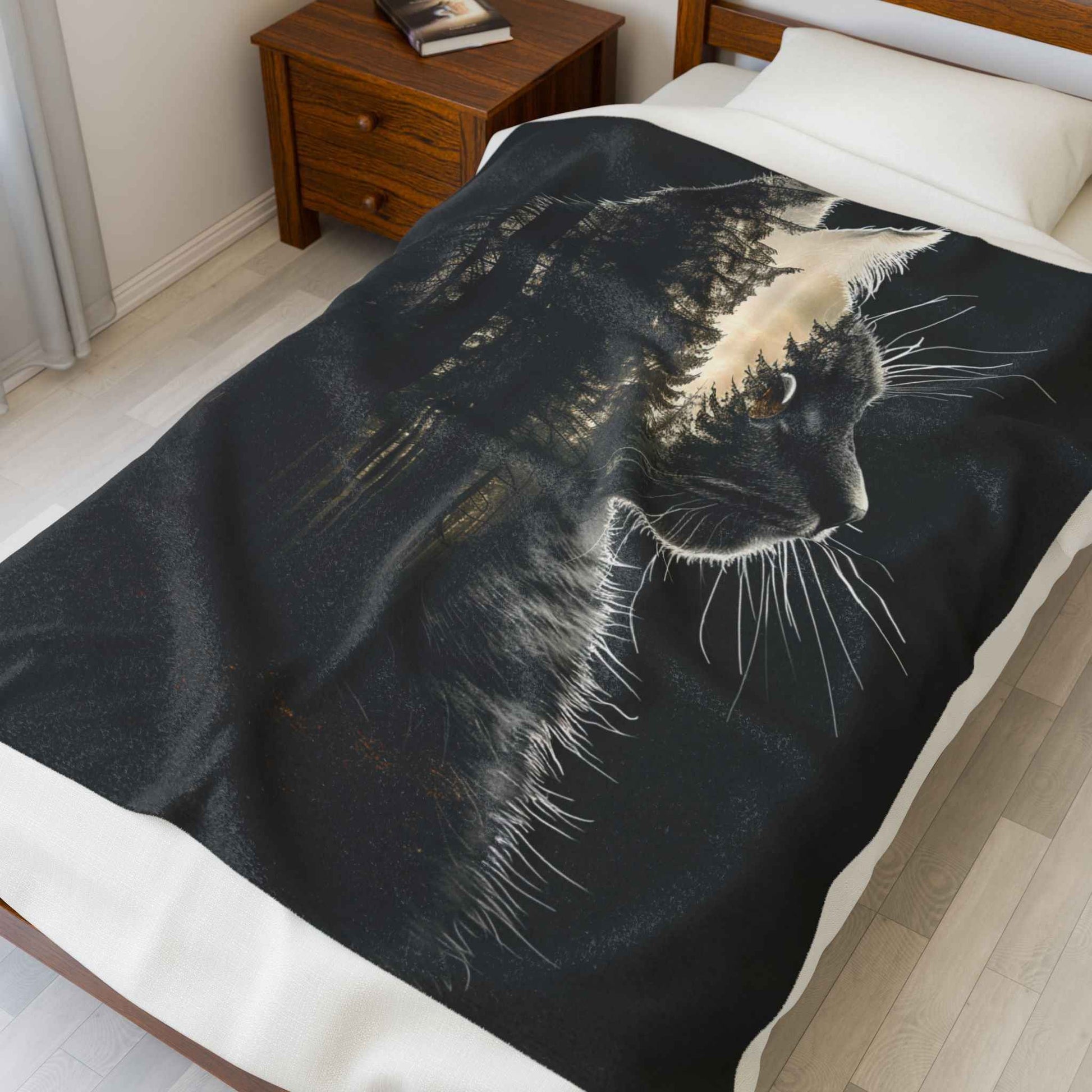 Cozy Cat-Themed Blanket