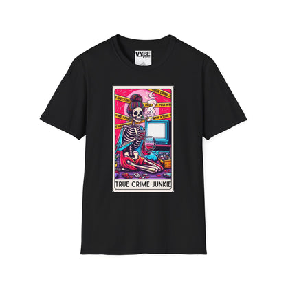 True Crime Junkie- Tarot T-Shirt - VYBE Shop