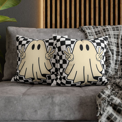 Playful Ghost Pillowcase for Halloween Decor, Cozy Home Accent, Perfect Gift for Ghost Lovers - VYBE Shop