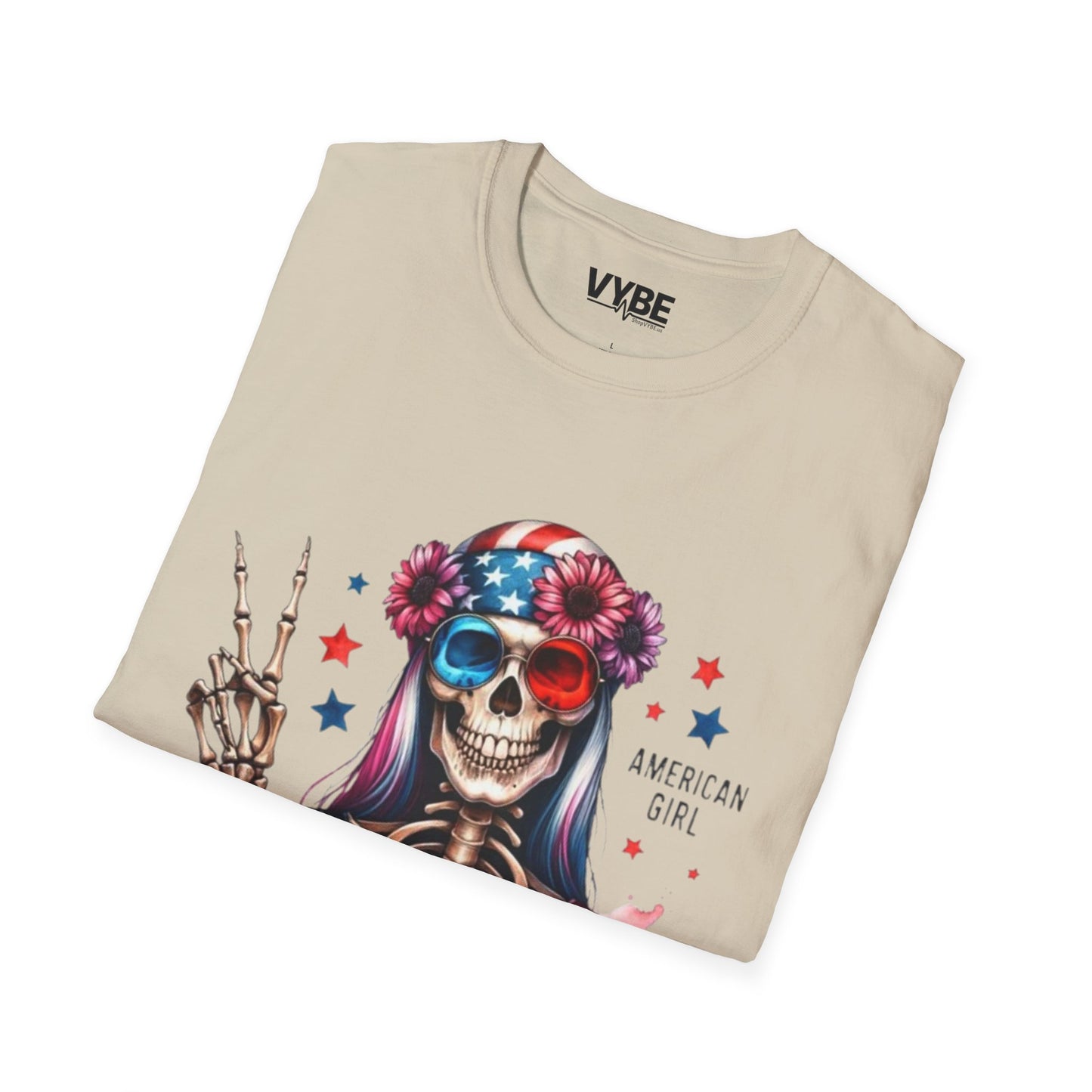 American Girl Skeleton T-Shirt - VYBE