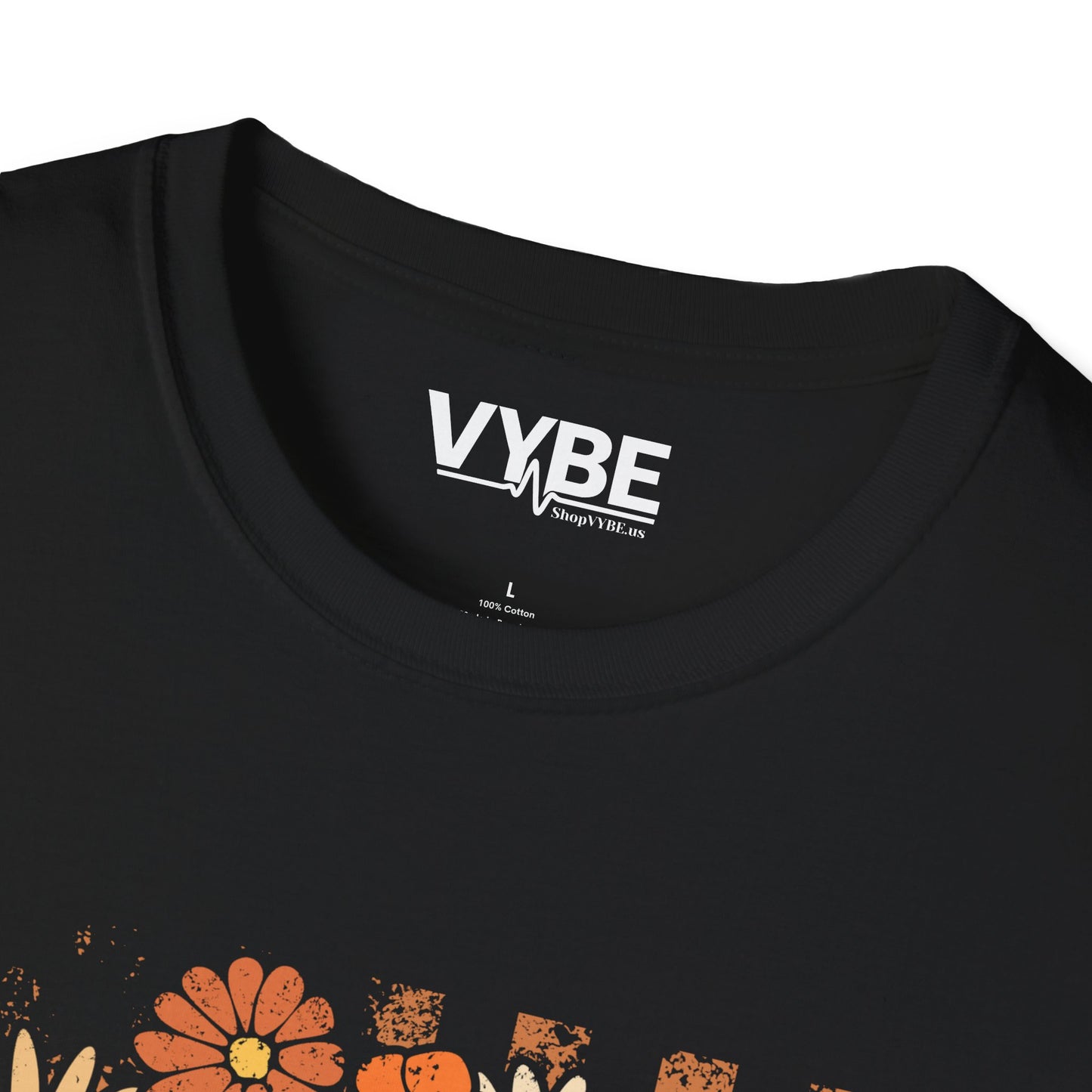 Autumn Pumpkin Floral T-Shirt - VYBE