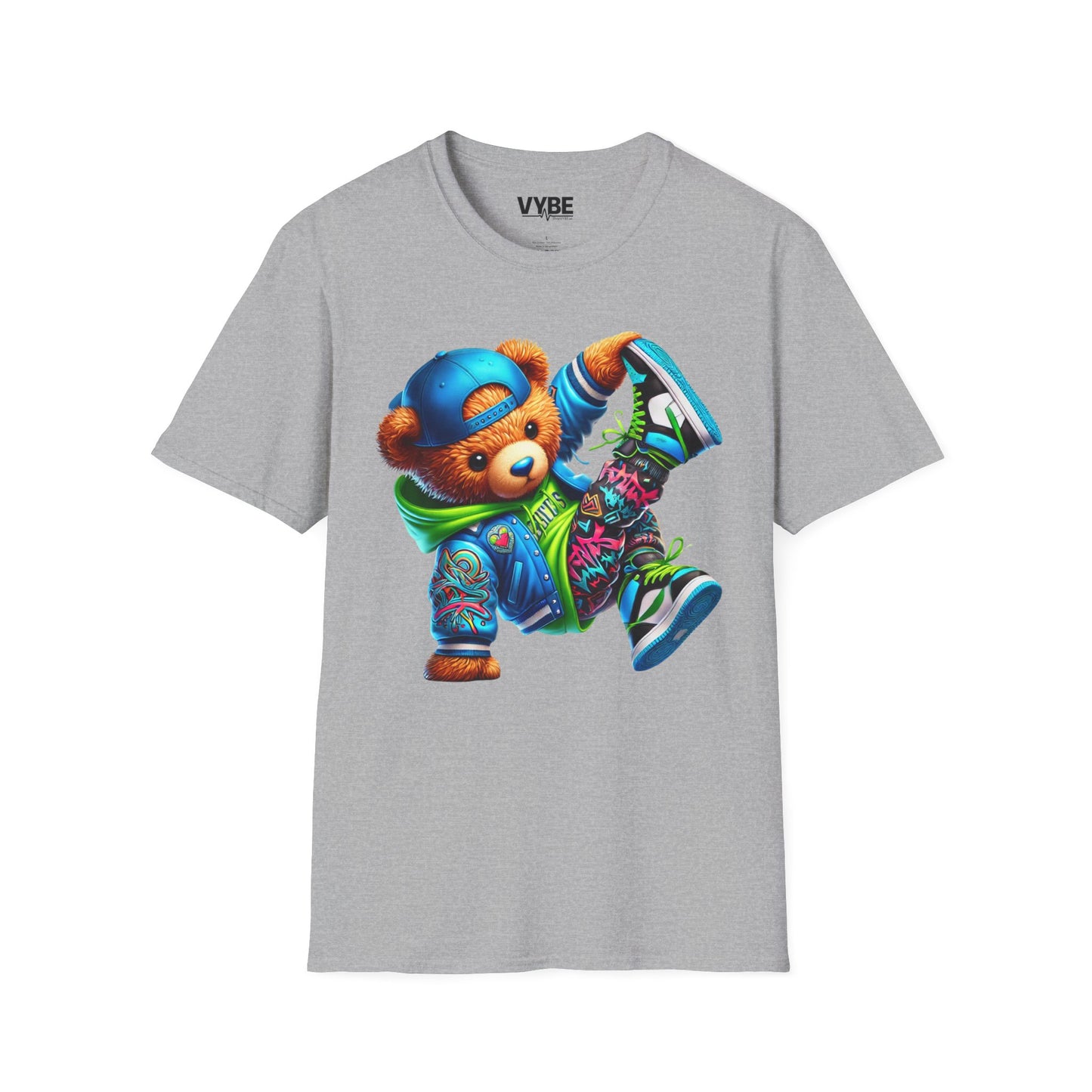 Stylish Break Dancing Bear T-Shirt