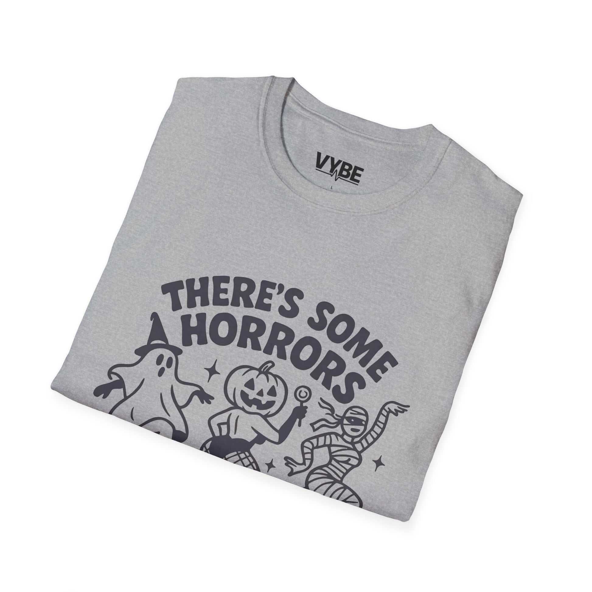 Halloween- Horrors In This House T-Shirt, Casual Wear, Spooky Party Shirt, Gift for Halloween Lovers, Fall Fashion, Ghost Design Tee - VYBE Shop