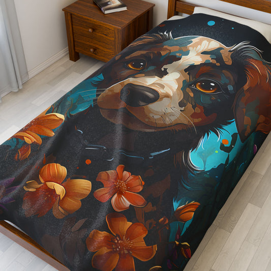 Whimsical Dog Lover Blanket - Perfect Gift for Pet Lovers - VYBE Shop