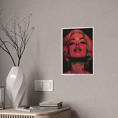 Lady in Red Art Poster - Stunning Home Decor Artwork for Your Space - VYBE Shop